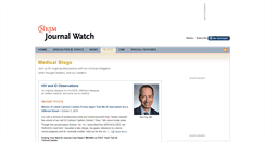 Desktop Screenshot of blogs.jwatch.org