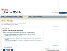 Tablet Screenshot of blogs.jwatch.org